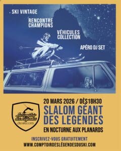 Slalom Geant des legendes affiche 2026