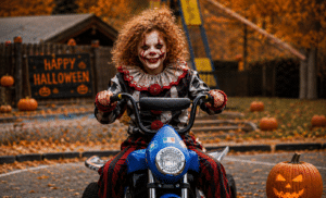Clown halloween mini karting Planards